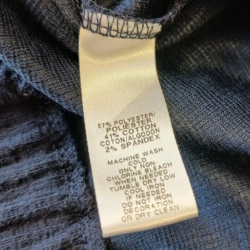 LOFT Navy Button-Down Tank Top Size XS - Picture 6 of 6